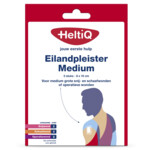 HeltiQ Eilandpleister Medium 8 cm x 10 cm  5 stuks
