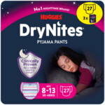 3x Huggies Drynites Luierbroekjes Meisjes 8 - 13 jaar - 57.31 euro