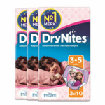 DryNites Absorberende Luierbroekjes Girl 3-5 jaar