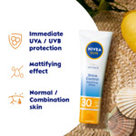 2x Nivea Sun Shine Control Zonnecrème Gezicht SPF 30 - 36.52 euro