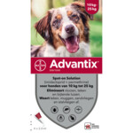 Advantix Spot On 250 Anti Vlo en Teek 10 - 25 kg