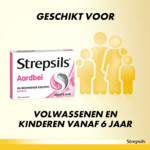 Strepsils Zuigtabletten Aardbei Suikervrij - 7.59 euro