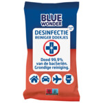 Blue Wonder Desinfectie Reiniger Doekjes   20 stuks