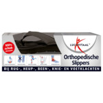 Lucovitaal Orthopedische Slipper Zwart maat 35/36