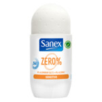 Plein Sanex Deoroller Zero% Sensitive Skin aanbieding