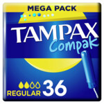 Tampax Compak Regular Tampons met Inbrenghuls