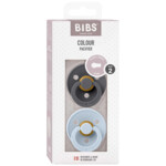 Bibs Fopspeen Maat 2 6-18 mnd Iron Baby Blue - 10.75 euro
