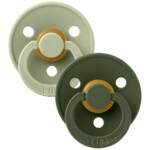 Bibs Fopspeen Maat 2 6-18 mnd Sage Hunter Green - 10.15 euro