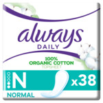Always Dailies Inlegkruisjes Cotton Protection Normal  38 stuks