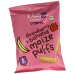 4x Ella's Kitchen Biologisch Gepofte Mais Sticks 6+m Aardbei & Banaan - 4.77 euro