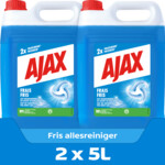 2x Ajax Allesreiniger Fris  5 liter