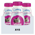 5x Whiskas Kattenmelk Flesje