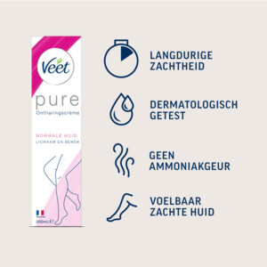 Veet Ontharingscrème Pure Normale Huid - 8.69 euro