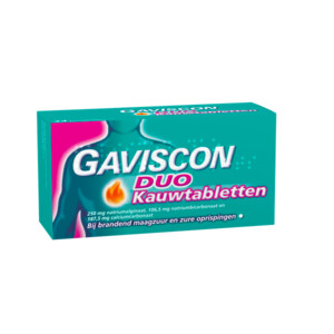 Gaviscon DUO Kauwtabletten - 15.75 euro