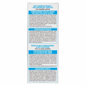 Garnier Ambre Solaire Sensitive Expert+ Super UV Gezicht Fluid SPF 50+ - 18.55 euro