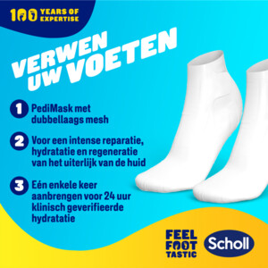 Dr. Scholl's Expert Care Voetmasker Voedend - 3.74 euro