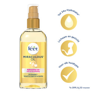 Veet Voedende Olie Miraculous Arganolie - 17.19 euro