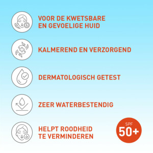2x Vision Zonnebrand Sensitive SPF 50 - 34.59 euro