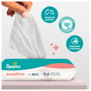 Pampers Billendoekjes Sensitive - 38.99 euro