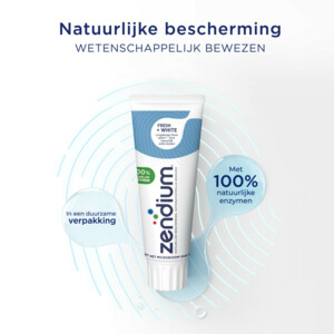 Zendium Tandpasta Fresh+White - 4.99 euro