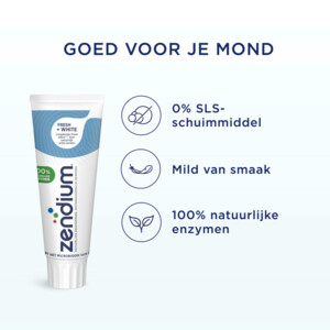 Zendium Tandpasta Fresh+White - 4.99 euro