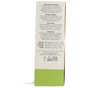 Jacob Hooy Groene Thee Met Lemon - 2.05 euro