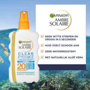 Garnier Ambre Solaire Clear Protect Zonnespray SPF 20 - 20.26 euro