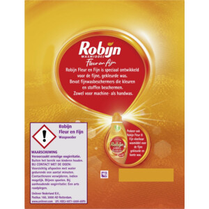 7x Robijn Waspoeder Fleur & Fijn 10 Wasbeurten - 19.99 euro