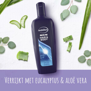 6x Andrélon Shampoo Hair & Body For Men - 13.99 euro