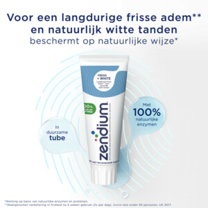12x Zendium Tandpasta Fresh+White - 36.65 euro
