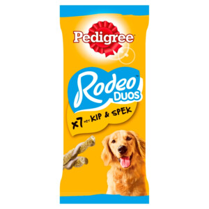 10x Pedigree Rodeo Kauwsticks Duo Hondensnacks Kip & Bacon 123 gr