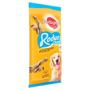 10x Pedigree Rodeo Kauwsticks Duo Hondensnacks Kip & Bacon 123 gr