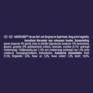 Adventuros Hondensnack Herstensmaak 90 gr