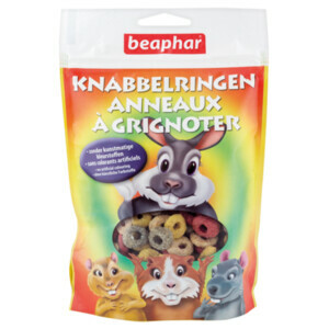 Beaphar Knabbelringetjes Konijnensnacks (Knaagdieren) 75 gr