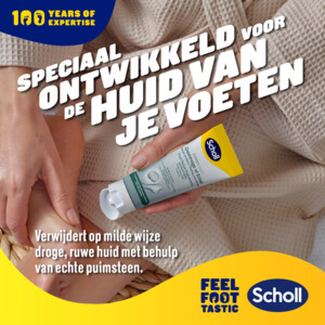 Dr. Scholl's Voeten Scrubcrème Polish & Glow - 5.99 euro
