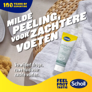 Dr. Scholl's Voeten Scrubcrème Polish & Glow - 5.99 euro