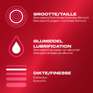 Durex Condooms Thin Feel Extra Dun - 15.69 euro