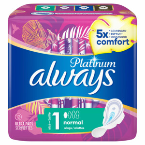 16x Always Maandverband Platinum Normal - 24.99 euro