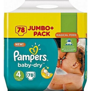 Pampers Pampers Baby Dry Luiers Maat 4 - 16.79 euro