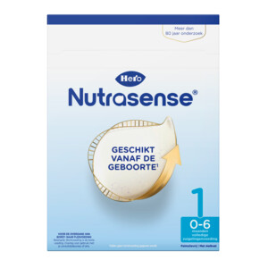 Hero Nutrasense Zuigelingenmelk 1 (0-6 mnd) - 12.95 euro