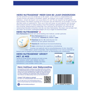 Hero Nutrasense Opvolgmelk 2 (6-12 mnd) - 12.19 euro