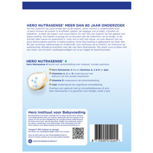 Hero Nutrasense Peutermelk 4 (2+jr) - 12.05 euro