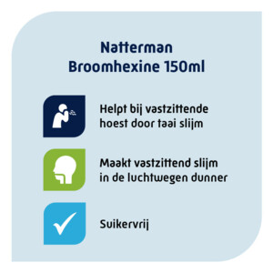 Natterman Broomhexine Extra Sterk - 8.95 euro