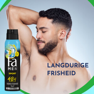 6x Fa Men Deodorant Spray Sport - 11.83 euro
