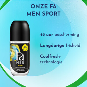 6x Fa Men Deodorant Roller Sport - 7.99 euro