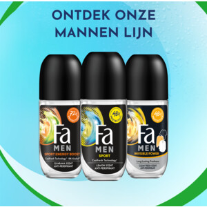 6x Fa Men Deodorant Roller Sport - 7.99 euro