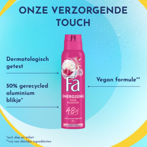 6x Fa Deodorant Spray Pink Passion - 16.45 euro