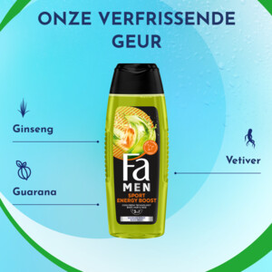 6x Fa Men Douchegel en Shampoo Sport - 14.89 euro