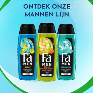 6x Fa Men Douchegel en Shampoo Sport - 14.89 euro