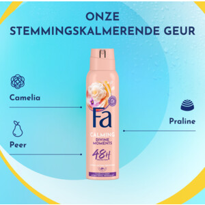 6x Fa Deodorant Spray Divine Moments - 16.55 euro